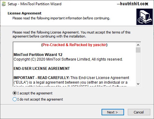 Minitools Partition Wizard
