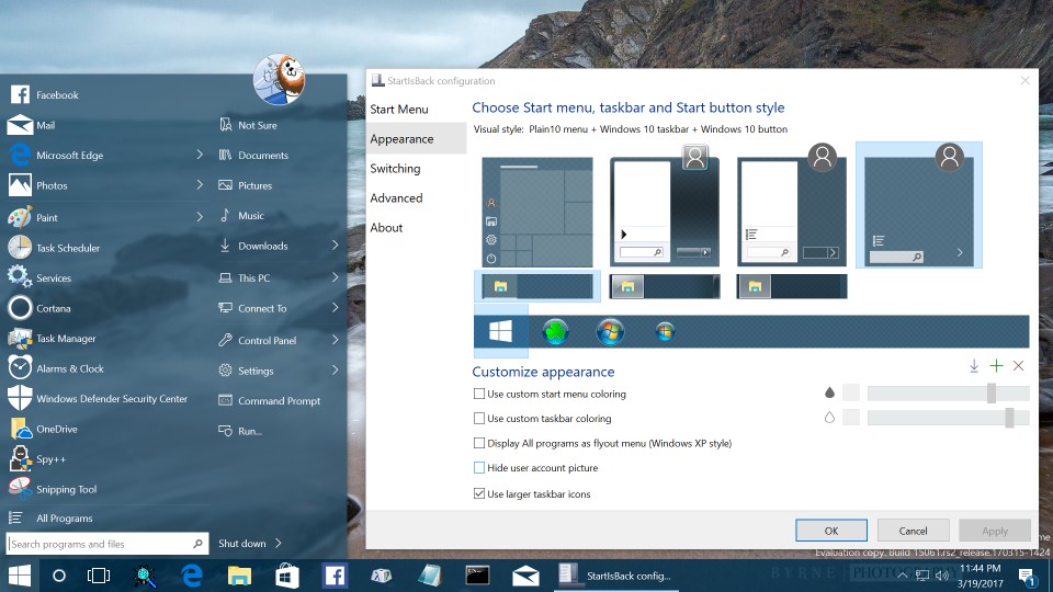 Download StartIsBack 2.9.14. Phần Mềm Thay Đổi Start Menu Cho Windows 10
